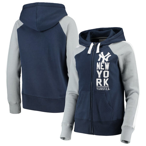 New York Yankees G-III 4Her by Carl Banks Women's Game Changer Raglan Full-Zip Jacket