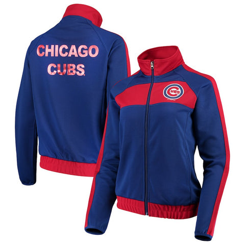 Chicago Cubs G-III 4Her by Carl Banks Women's Punt Track Jacket