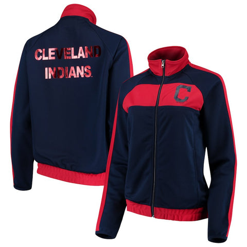 Cleveland Indians G-III 4Her by Carl Banks Women's Punt Track Jacket