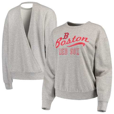 Boston Red Sox Touch by Alyssa Milano Women's Femme Flare Crew Sweatshirt