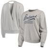 Cleveland Indians Touch by Alyssa Milano Women's Femme Flare Crew Sweatshirt