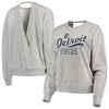 Detroit Tigers Touch by Alyssa Milano Women's Femme Flare Crew Sweatshirt