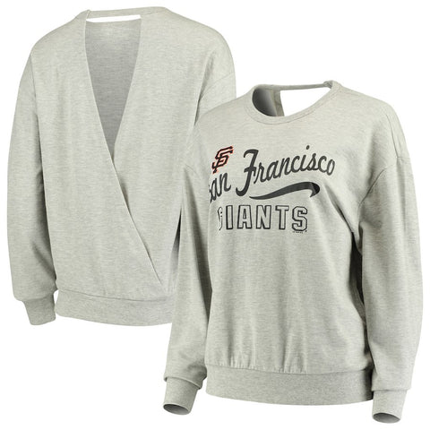 San Francisco Giants Touch by Alyssa Milano Women's Femme Flare Crew Sweatshirt