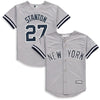 Giancarlo Stanton New York Yankees Majestic Youth Road Official Cool Base Player Jersey