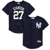 Giancarlo Stanton New York Yankees Majestic Youth Road Official Cool Base Player Jersey
