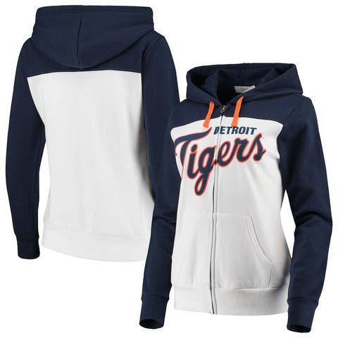 Detroit Tigers Touch by Alyssa Milano Women's Scrimmage Full-Zip Hoodie