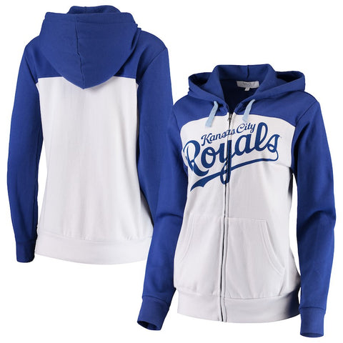 Kansas City Royals Touch by Alyssa Milano Women's Scrimmage Full-Zip Hoodie