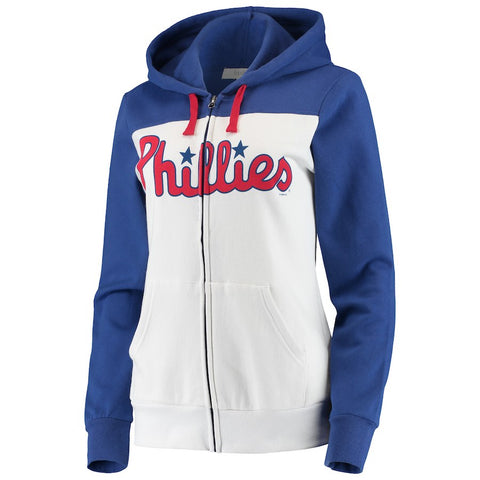 Philadelphia Phillies Touch by Alyssa Milano Women's Scrimmage Full-Zip Hoodie