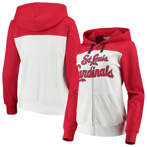St. Louis Cardinals Touch by Alyssa Milano Women's Scrimmage Full-Zip Hoodie