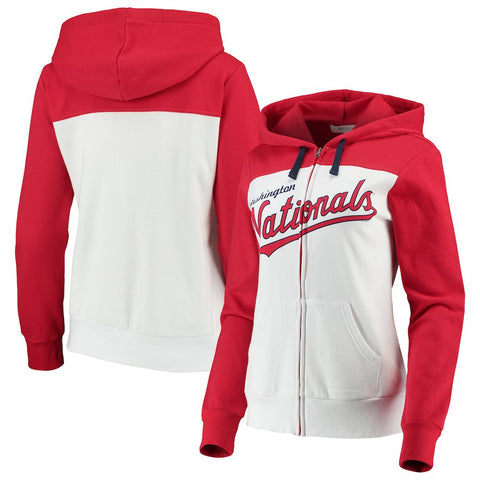 Washington Nationals Touch by Alyssa Milano Women's Scrimmage Full-Zip Hoodie