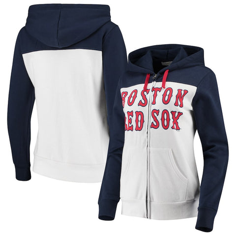 Boston Red Sox Touch by Alyssa Milano Women's Scrimmage Full-Zip Hoodie