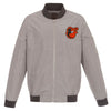 Baltimore Orioles JH Design Lightweight Nylon Bomber Jacket