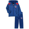Chicago Cubs Majestic Infant Play Action Full-Zip Hoodie & Pants Set - Royal