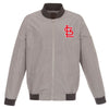 St. Louis Cardinals JH Design Lightweight Nylon Bomber Jacket