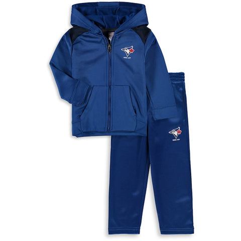 Toronto Blue Jays Majestic Infant Play Action Full-Zip Hoodie & Pants Set - Royal