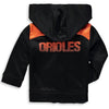 Baltimore Orioles Majestic Toddler Play Action Full-Zip Hoodie & Pants Set - Black