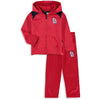 St. Louis Cardinals Majestic Toddler Play Action Full-Zip Hoodie & Pants Set - Red