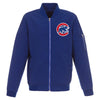 Chicago Cubs JH Design Lightweight Nylon Bomber Jacket