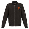 San Francisco Giants JH Design Lightweight Nylon Bomber Jacket