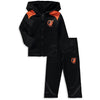 Baltimore Orioles Majestic Toddler Play Action Full-Zip Hoodie & Pants Set - Black