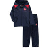 Boston Red Sox Majestic Toddler Play Action Full-Zip Hoodie & Pants Set - Navy