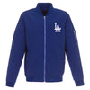 Los Angeles Dodgers JH Design Lightweight Nylon Bomber Jacket