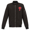 Philadelphia Phillies JH Design Lightweight Nylon Bomber Jacket