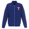 Texas Rangers JH Design Lightweight Nylon Bomber Jacket