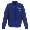 Kansas City Royals JH Design Lightweight Nylon Bomber Jacket