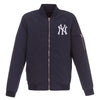 New York Yankees JH Design Lightweight Nylon Bomber Jacket