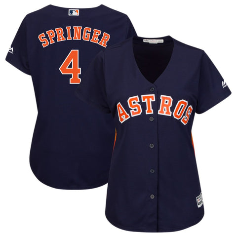George Springer Houston Astros Majestic Women's Team Cool Base Player Jersey