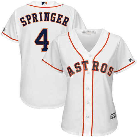 George Springer Houston Astros Majestic Women's Team Cool Base Player Jersey