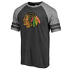 Chicago Blackhawks   Father's Day Greatest Dad Raglan Tri-Blend T-Shirt