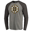 Boston Bruins   Big & Tall Father's Day Greatest Dad Raglan Tri-Blend Long Sleeve T-Shirt