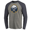 Buffalo Sabres   Big & Tall Father's Day Greatest Dad Raglan Tri-Blend Long Sleeve T-Shirt