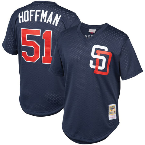 Trevor Hoffman San Diego Padres Mitchell & Ness Cooperstown Collection Mesh Batting Practice Jersey