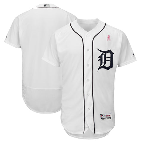 Detroit Tigers Majestic 2018 Mother's Day Home Flex Base Team Jersey