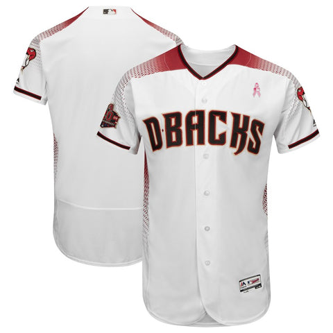 Arizona Diamondbacks Majestic 2018 Mother's Day Home Flex Base Team Jersey