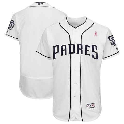 San Diego Padres Majestic 2018 Mother's Day Home Flex Base Team Jersey