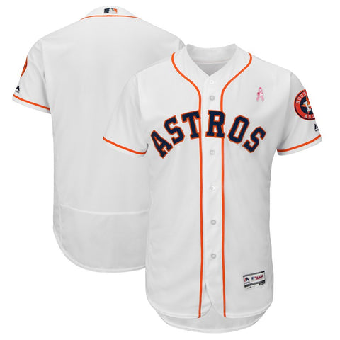 Houston Astros Majestic 2018 Mother's Day Home Flex Base Team Jersey