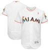 Miami Marlins Majestic 2018 Mother's Day Home Flex Base Team Jersey