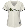 Rhys Hoskins Philadelphia Phillies Majestic Women's 2018 Memorial Day Cool Base Player Jersey