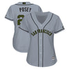 Buster Posey San Francisco Giants Majestic Women's 2018 Memorial Day Cool Base Player Jersey
