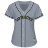 San Francisco Giants Majestic Women's 2018 Memorial Day Cool Base Team Jersey