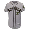 Jose Altuve Houston Astros Majestic 2018 Memorial Day Authentic Collection Flex Base Player Jersey - Gray