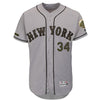 New York Mets Majestic 2018 Memorial Day Authentic Collection Flex Base Player Jersey - Gray