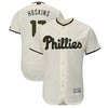 Rhys Hoskins Philadelphia Phillies Majestic 2018 Memorial Day Authentic Collection Flex Base Player Jersey - Cream