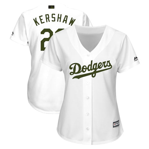 Clayton Kershaw Los Angeles Dodgers Majestic Women's 2018 Memorial Day Cool Base Player Jersey