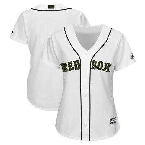 Boston Red Sox Majestic Women's 2018 Memorial Day Cool Base Team Jersey