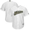 Oakland Athletics Majestic 2018 Memorial Day Cool Base Team Jersey - White
